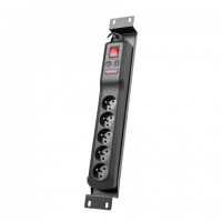 Listwa Zasilająca Armac Classic 5b Rack 19" Czarny 1.5m 5 Gniazd