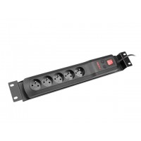 Listwa Zasilająca Armac Classic 5b Rack 19" Czarny 1.5m 5 Gniazd