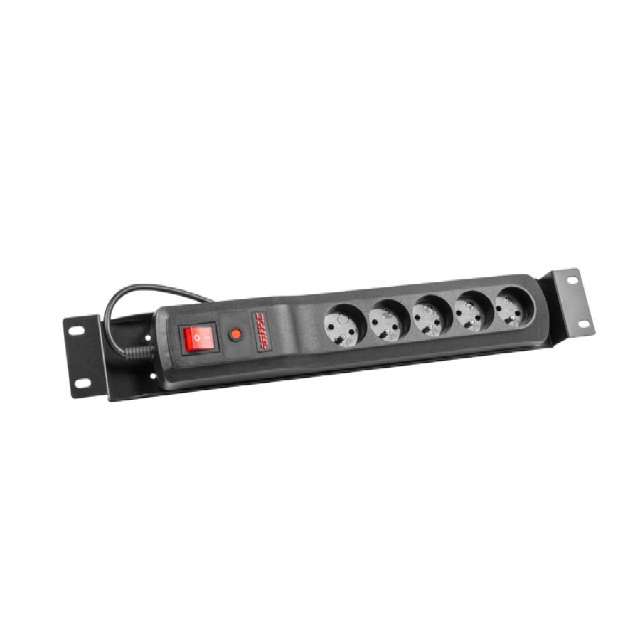 Listwa Zasilająca Armac Classic 5a Rack 19" IEC C14 Czarny 1.5m 5 Gniazd
