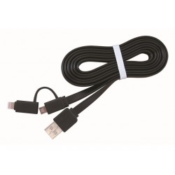 Kabel Do Apple USB Do Transmisji Danych I Ładowania Lightning/Micro-B Combo 1m Gembird