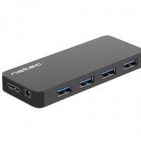 Hub USB 3.0 Natec Triton 2 4-Port Aluminiowy
