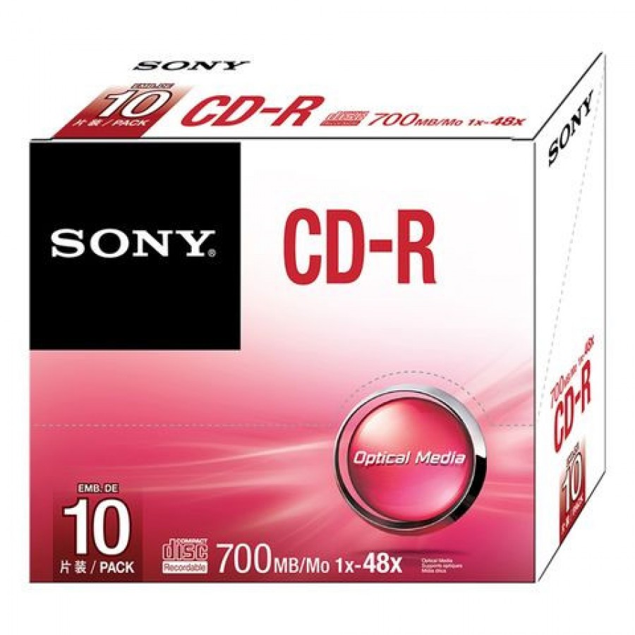 CD-R Sony 700MB 10Slim