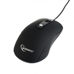 Mysz Gembird Optyczna 1-Scroll Black USB MUS-U-106