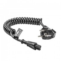 Kabel Zasilający Laptop Miki C5 Spirala 0.5-1.5m Natec Extreme Media Blister