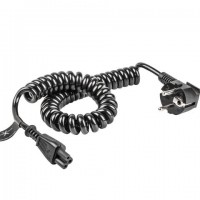 Kabel Zasilający Laptop Miki C5 Spirala 0.6-2.5m Natec Extreme Media Blister