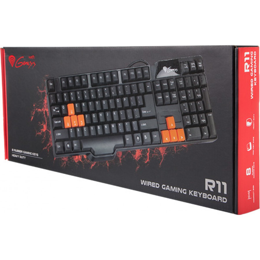 Klawiatura Dla Graczy Genesis R11 Dodatkowe Klawisze Yu Layout