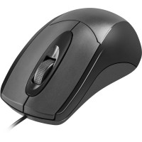 Mysz Przewodowa Natec RUFF Optyczna Black OEM 1000 DPI