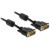 Kabel DVI-D(M)(24+1)->DVI-D(M)(24+1) 1m Dual Link Ferryt Black Delock