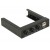 Frontpanel 3.5" 2x USB 2.0 + 3x Kontroler Obrotów Wentylatorów Delock
