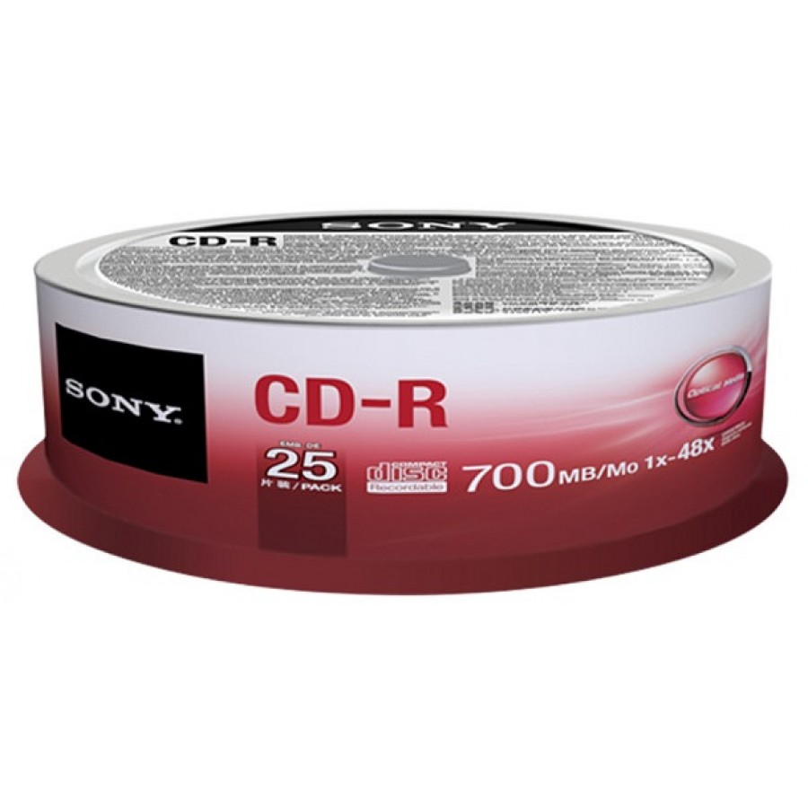 CD-R Sony 700 MB 25 Cake