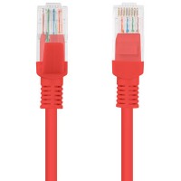 Patchcord Kat6 0.5m Czerwony Lanberg