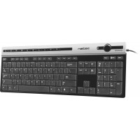 Klawiatura Natec Swordfish Slim Multimedialna Black USB