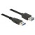 Przedłużacz USB Am-Af 3.0 1.5m Czarny Delock