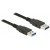 Kabel USB Am-Am 3.0 1.5m Czarny Delock