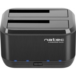 Stacja Dokująca HDD Natec Kangaroo Dual 2.5"/3,5" USB 3.0 + Zasilacz