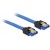 Kabel Sata Data III 6 Gb/S 20cm Z Zatrzaskami Metalowymi Niebieski Delock