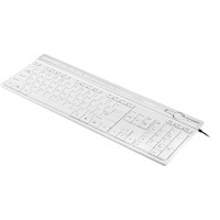 Klawiatura Natec Swordfish Slim Multimedialna White USB