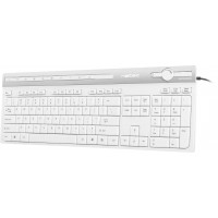 Klawiatura Natec Swordfish Slim Multimedialna White USB