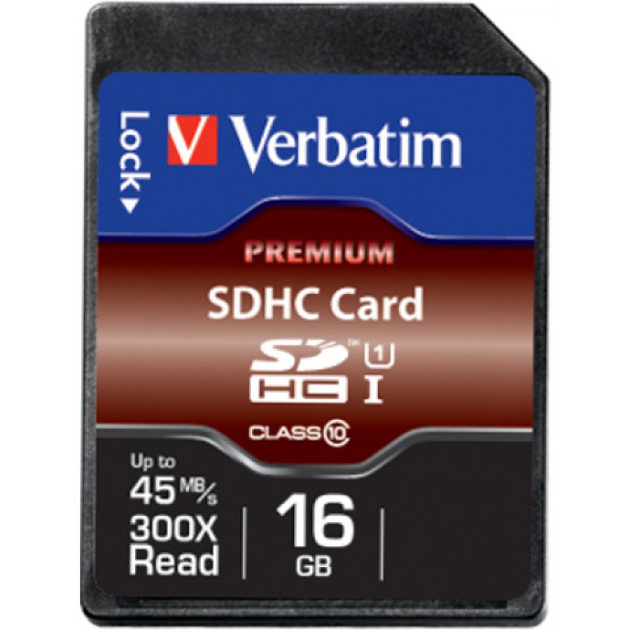 Karta Pamięci Verbatim SDHC 16GB Class 10