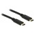 Kabel USB Type-C(M)-USB Type-C(M) 2.0 2m Black Delock