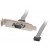 Gniazdo Na Śledziu Lanberg Br-0002-S 1x Com (DB9) 40cm Low Profile