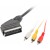 Kabel Euro-RCA x3 1.8m Lanberg Ca-Eurc-10cc-0018-Bk