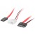 Kabel Sata Zasilający Data Slimline 35cm Lanberg Ca-Sasl-10cu-0035-R