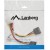 Kabel Zasilający Molex(M)->Sata(F) X2 15cm Lanberg Ca-Hdsa-11cu-0015