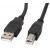 Kabel USB 2.0 Am-Bm Czarny 1.8m Lanberg Ca-USBa-10CC-0018-Bk