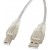 Kabel USB 2.0 Am-Bm Ferryt Transparent 3m Lanberg Ca-USBa-12CC-0030-Tr