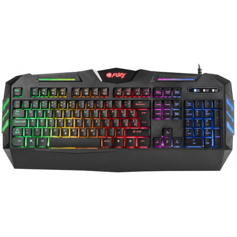 Klawiatura Dla Graczy Fury Spitfire Yu Layout Podświetlenie