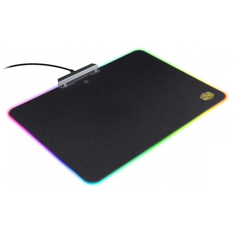 Podkładka Pod Mysz Cooler Master RGB Hard Podświetlana Czarna 350x264mm