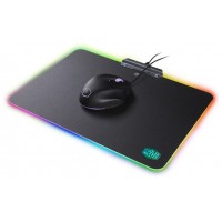 Podkładka Pod Mysz Cooler Master RGB Hard Podświetlana Czarna 350x264mm