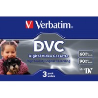 Kaseta Verbatim Mini DVC 60 Min 3 Pack