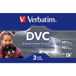 Kaseta Verbatim Mini DVC 60 Min 3 Pack
