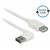 Kabel Przedłużacz USB Am-Af 2.0 1m Biały Kątowy Lewo/Prawo USB-A Easy-USB Delock