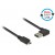Kabel USB Micro Am-Bm 2.0 1m Czarny Kątowy Lewo/Prawo USB-A Dual Easy-USB Delock