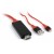 Kabel Mhl(M)->HDMI(M)+USB Am 1.8m Gembird