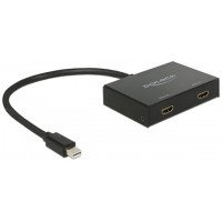 Splitter Video Delock Displayport Mini 1.2->2x HDMI 4k