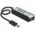 Hub USB 3.0 Delock 4-Porty Czarno-Srebrny