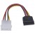 Kabel Zasilający Wewnętrzny Molex(M)->Sata(F) 15cm Lanberg 50-Pack