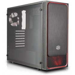 Obudowa Cooler Master Masterbox E500l Red Midi Tower Z Oknem Bez Zasilacza