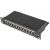 Patch Panel 12 Port 1u 10" Ekranowany Kat5e Czarny Lanberg