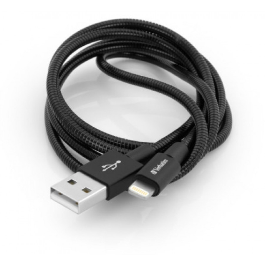 Kabel Lightning(M)->USB-A(M) 1m Czarny Verbatim