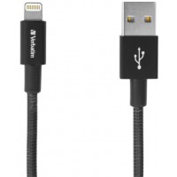 Kabel Lightning(M)->USB-A(M) 1m Czarny Verbatim