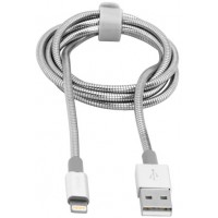 Kabel Lightning(M)->USB-A(M) 1m Srebrny Verbatim