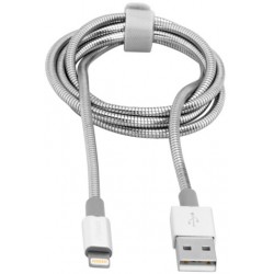 Kabel Lightning(M)->USB-A(M) 1m Srebrny Verbatim