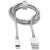 Kabel Lightning(M)->USB-A(M) 1m Srebrny Verbatim