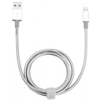 Kabel Lightning(M)->USB-A(M) 1m Srebrny Verbatim