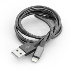 Kabel Lightning(M)->USB-A(M) 1m Szary Verbatim